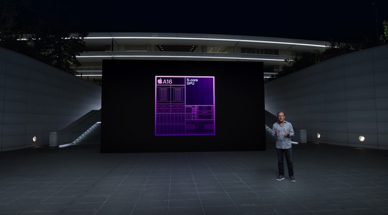 iPhone 14 Pro's A16 Bionic SoC introduced in September 2022.