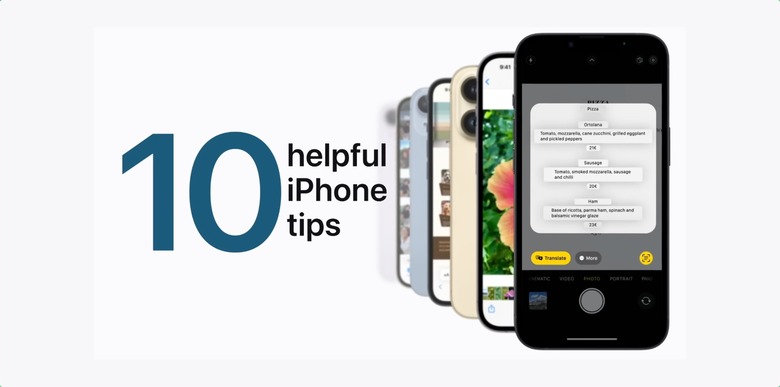 iPhone tips shared by Apple