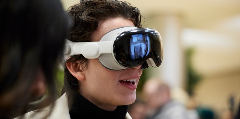 Apple Vision Pro customer