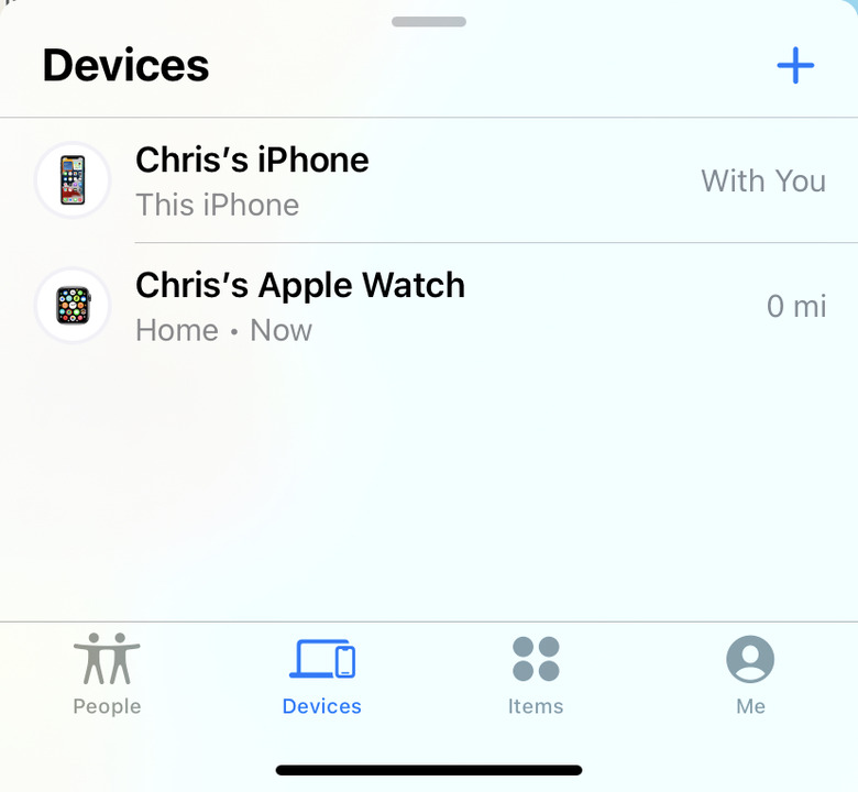 A look at the Find My app