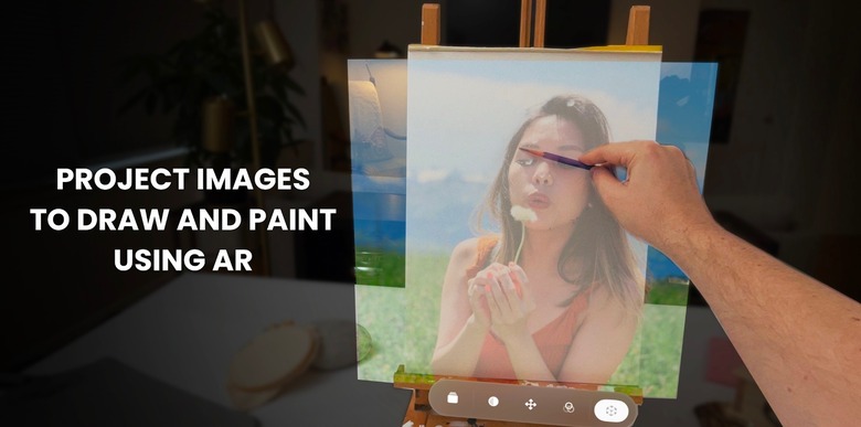 AR Art Projector app for Apple Vision Pro
