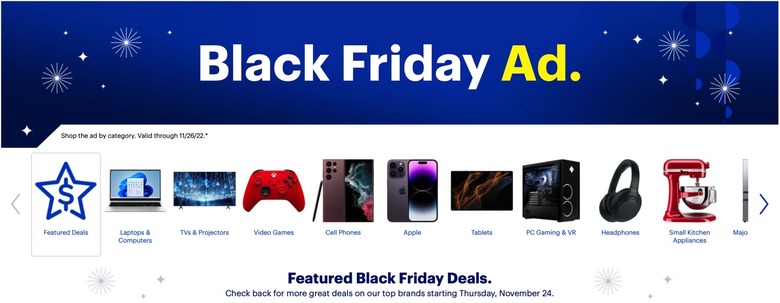 Best Buy Black Friday 2022 ad released online.