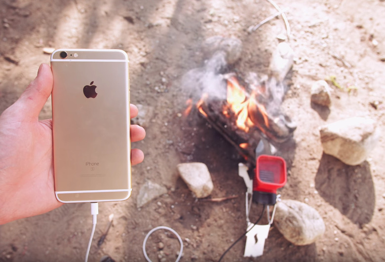iPhone fire charger