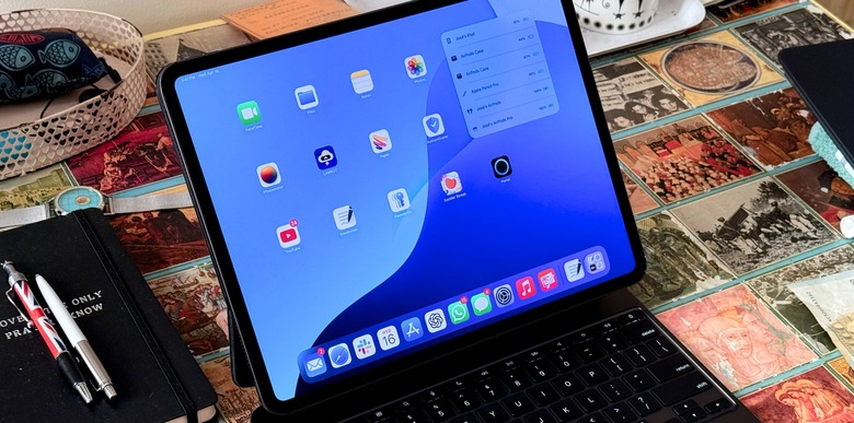 M4 iPad Pro on iOS 18.5