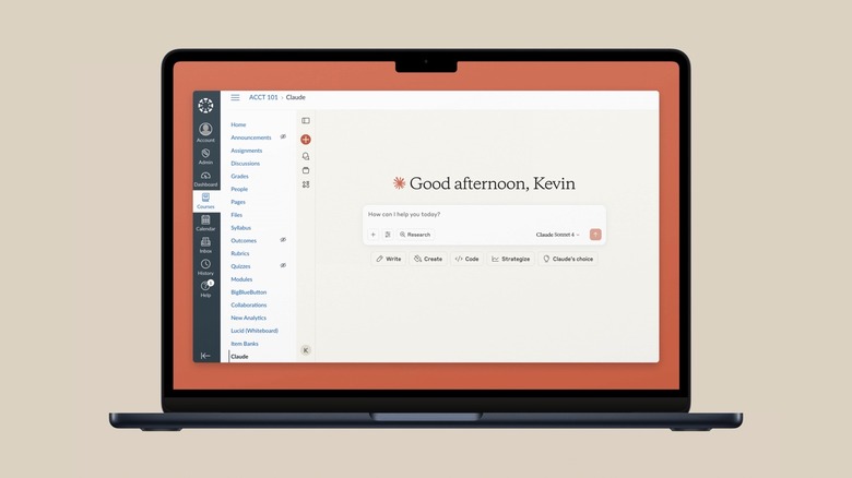 Using Claude for Education with Canvas.