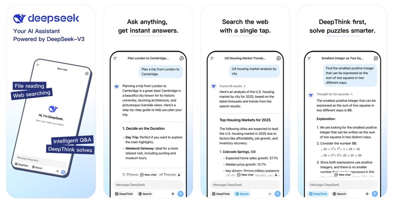 DeepSeek iPhone app released in January.