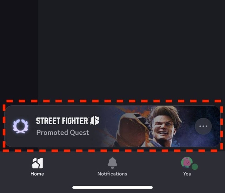 Discord mobile ads banner