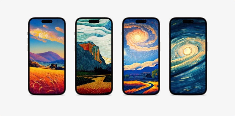 Van Gogh-inspired wallpapers