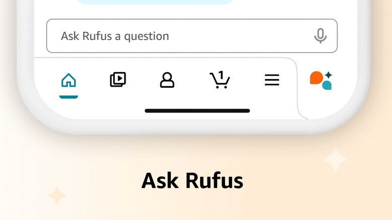 Amazon's AI shopping assistant Rufus.
