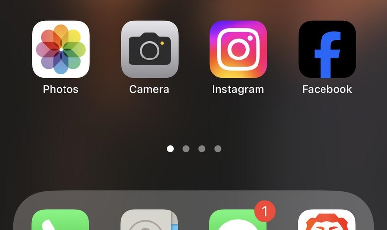 Facebook's app icon changed colors.
