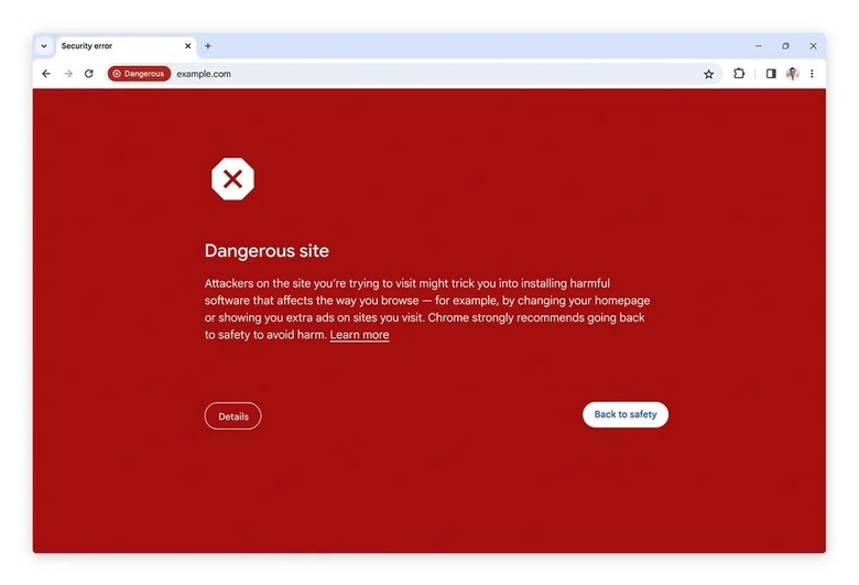 Safe browsing on Google Chrome
