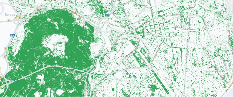 Google extreme heat map