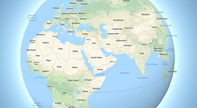 Google Maps 3D Globe Mode