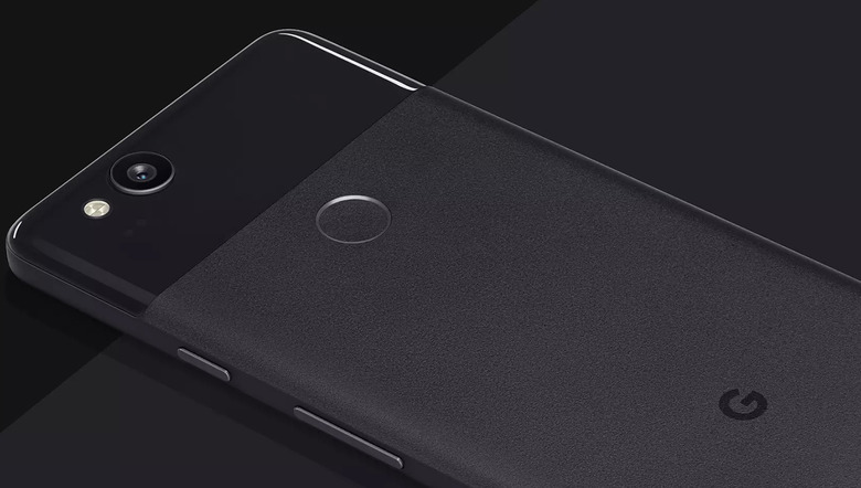 Google Pixel 2 rear design.