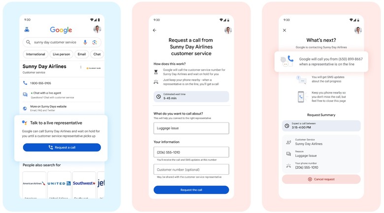 Google will now wait on hold for you until a live representative picks up.