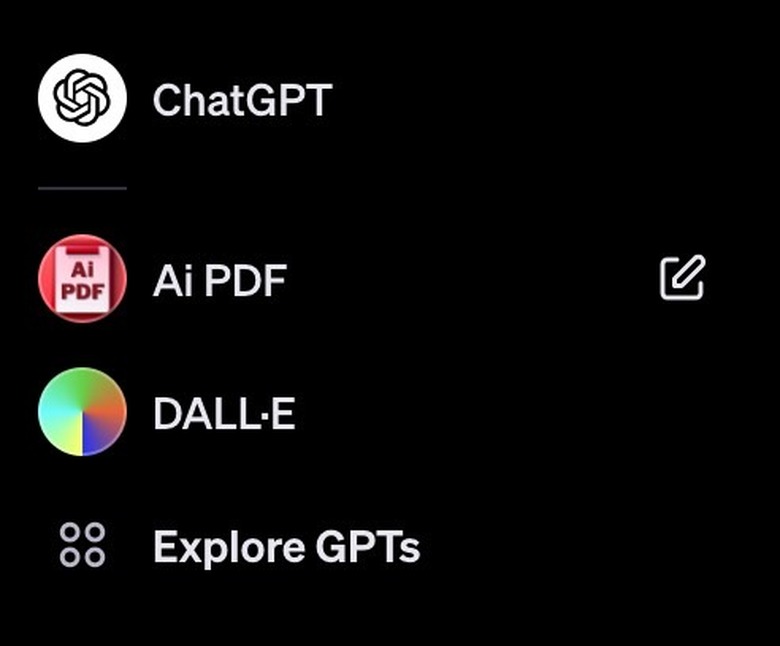 Custom GPTs will appear under the main ChatGPT model once you start interacting with them.