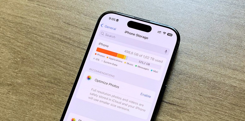 iPhone storage could increase to 2TB