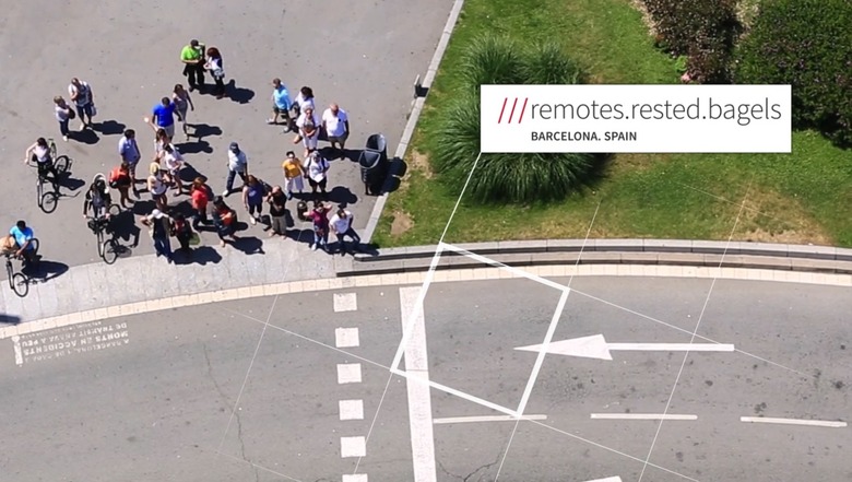 A what3words location in Barcelona, Spain.