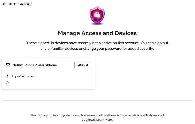 How to find out who has been using your Netflix subscription password