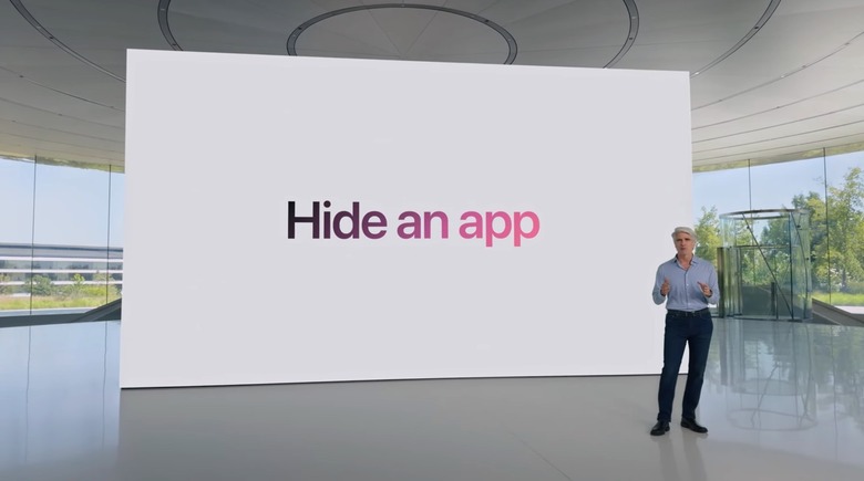 iOS 18 lets you hide iPhone apps.