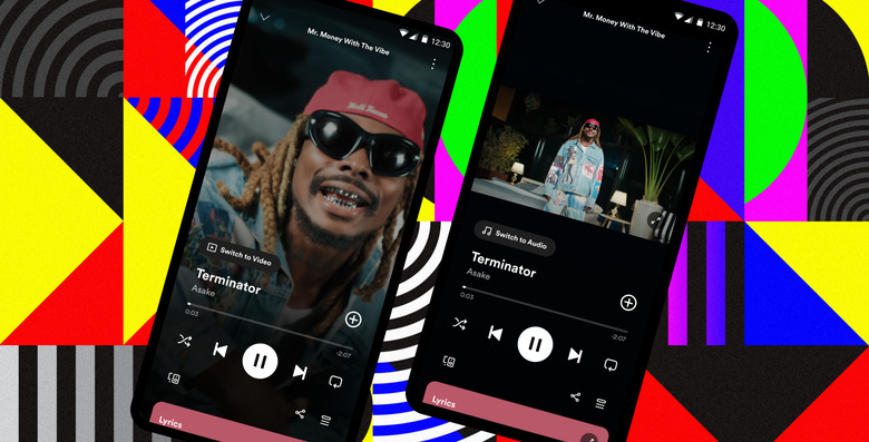 Music videos on Spotify
