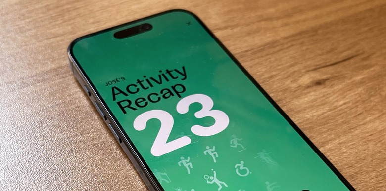 Gentler Streak 2023 Activity Recap on iPhone