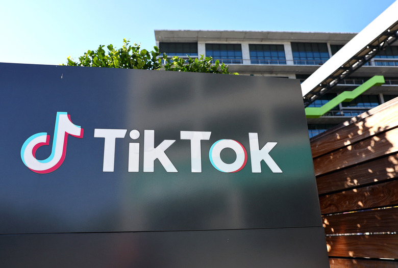 TikTok sign