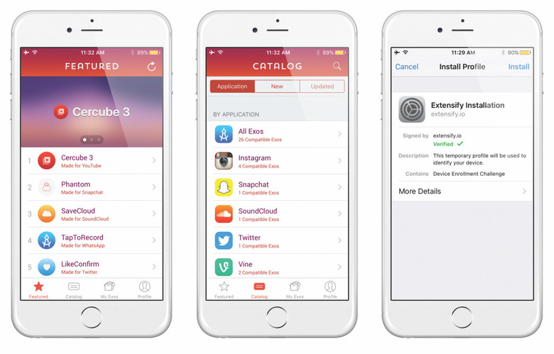 Extensify Tweaks