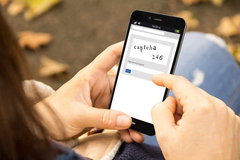 captcha on ios phone