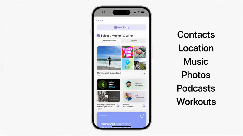 iOS 17's Journal app