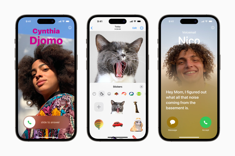 New iOS 17 features.