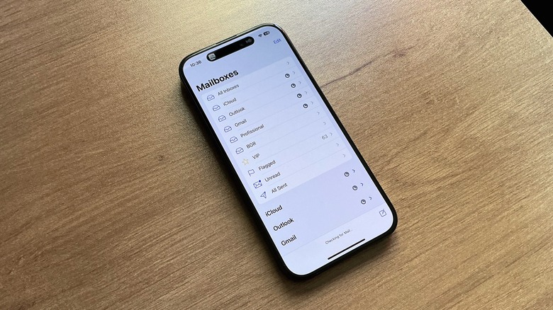 iOS 18 leak Mail app iPhone 15 Pro