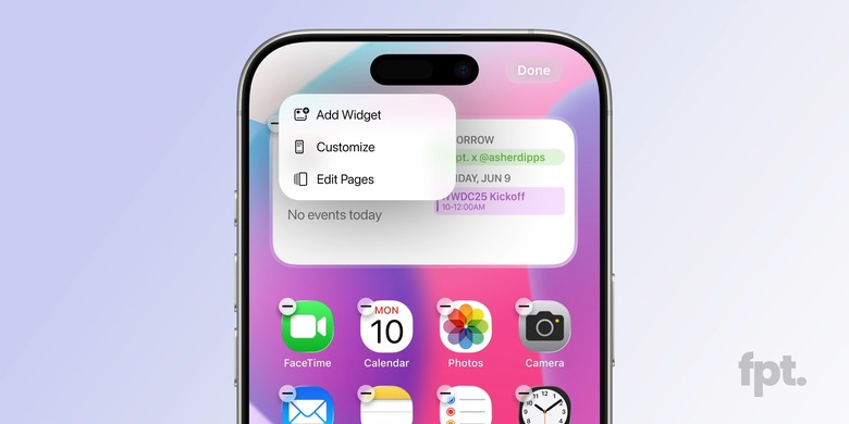 Potential leak of iOS 26 (iOS 19) redesign.