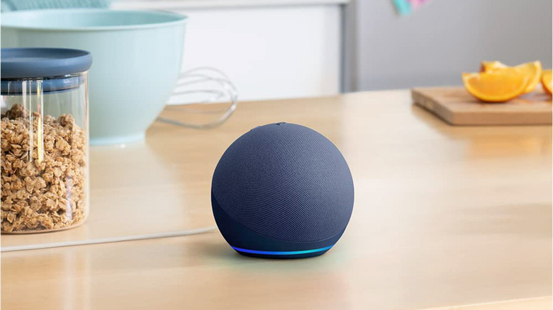 Amazon Echo Dot speaker.