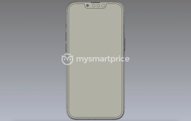 iPhone 14 design render shows iPhone 13 display similarities