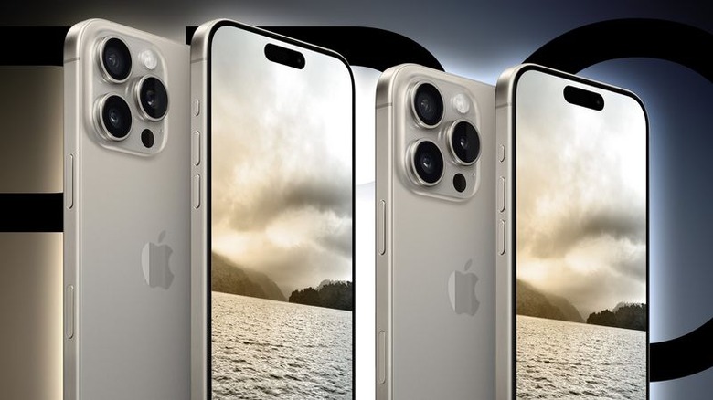 iPhone 16 Pro and Pro Max mockups.