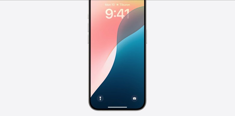 You can change the controls and app shortcuts on the iPhone's Lock Screen in iOS 18.