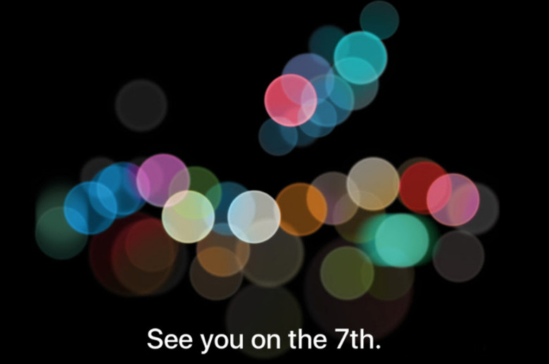 Apple iPhone 7 September 7 media invite