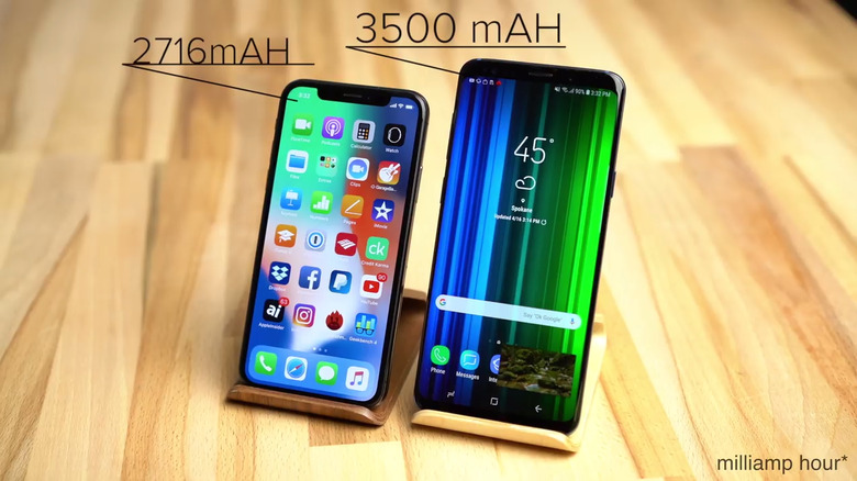 iPhone X vs Galaxy S9+