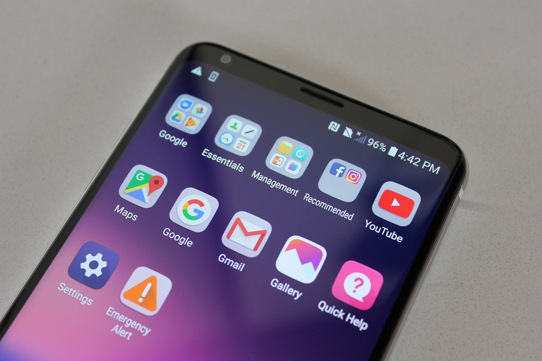 LG V30 Top Front