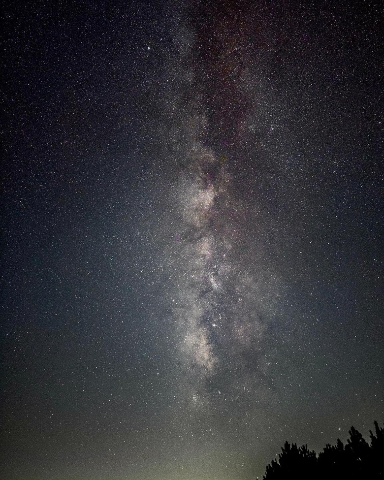 The Milky Way photographed with an iPhone 14 Pro Max.