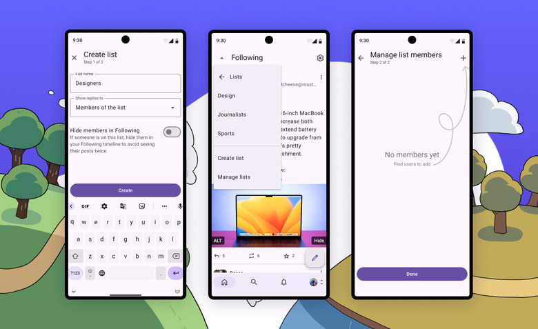 Mastodon Lists on Android