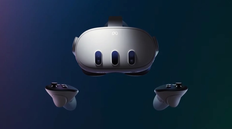 Meta Quest 3 and new controllers.