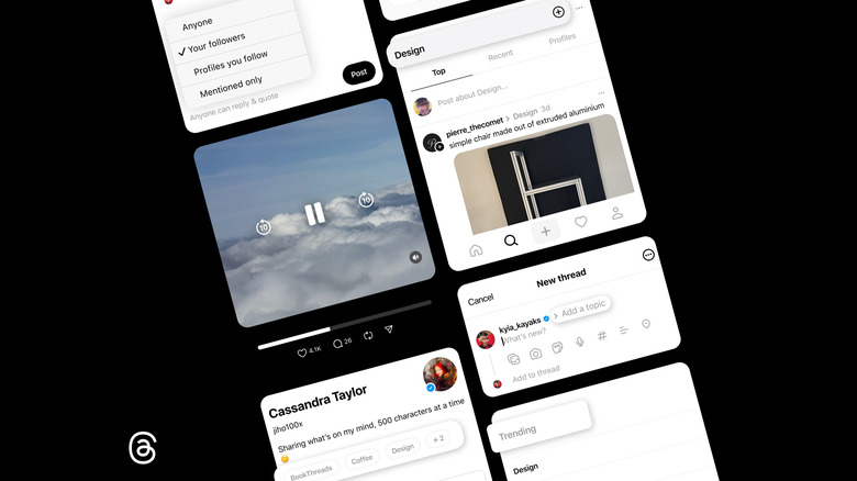Threads screenshots