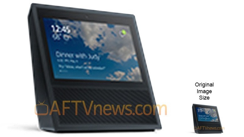 Amazon Echo touchscreen leak