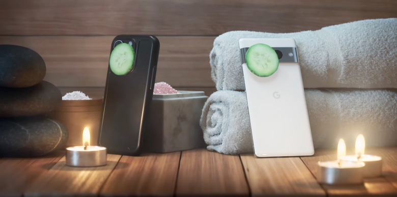 iPhone 15 vs Google Pixel ad