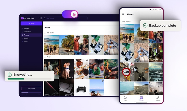 Proton Drive for Android now supports end-to-end encrypted photo backups.