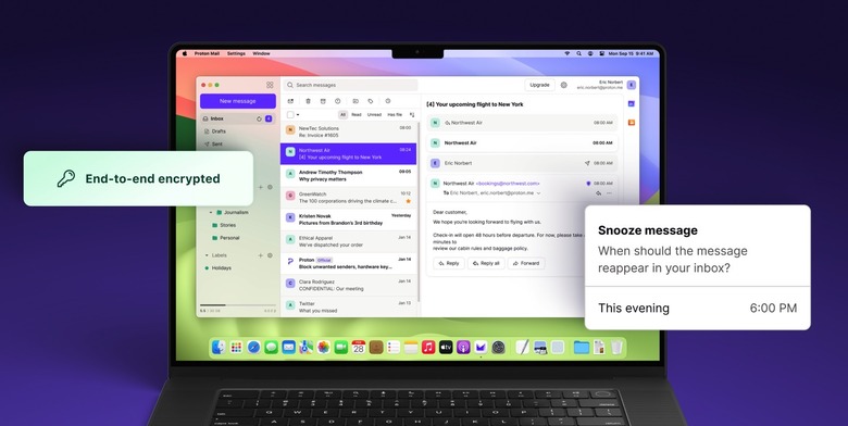 Proton Mail desktop app for Windows and Mac is avaialble in beta.