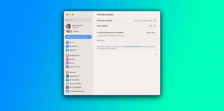 Rapid Security Response update iOS 16.5.1 and macOS 13.4.1
