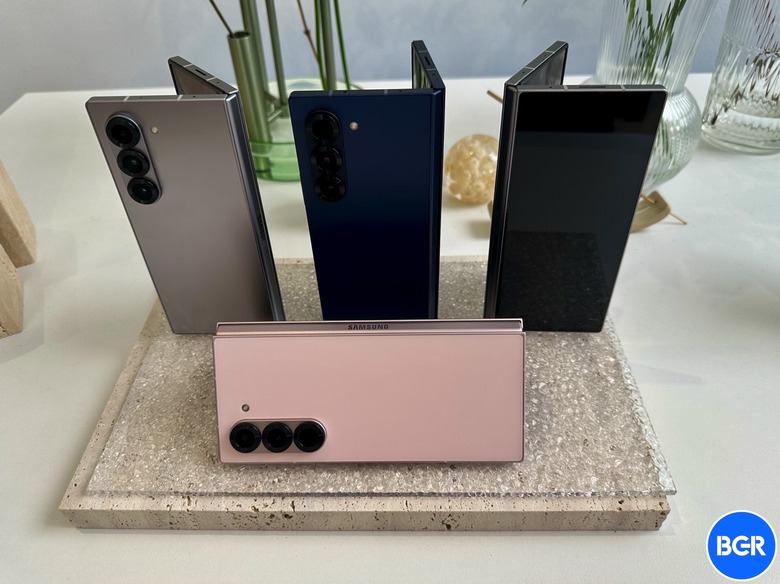 The Galaxy Z Fold 6 design.